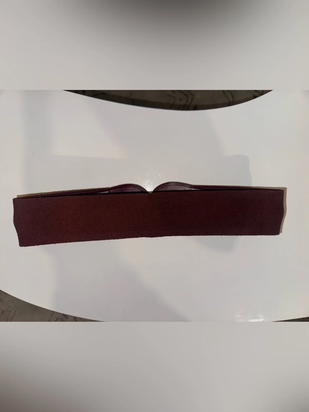 Vintage Axcess by Liz Claiborne Rich Brown 90’s Gold Leaf Statement Belt